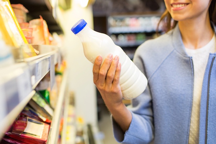 výběr zakysaných mléčných výrobků