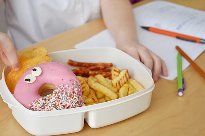 nezdravé svačiny pro děti