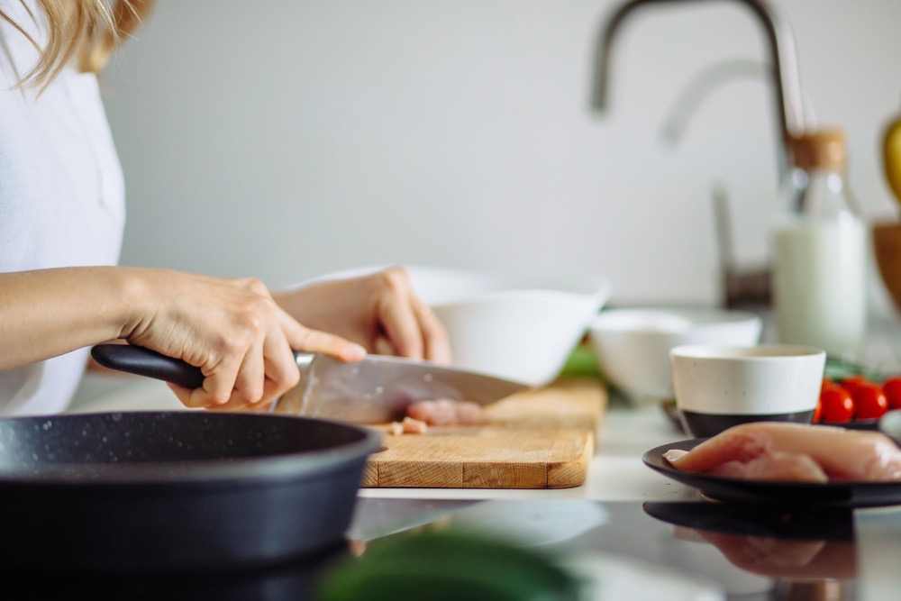 kuřecí maso s rýží a zeleninou